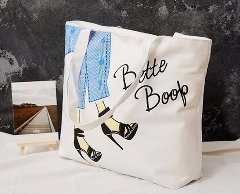 recycle shopping promotional logo printed standard size canvas tote bag,standard size shopping bag,canvas bag tote,fabri