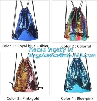 mini sequins backpacks bag Bow bling women bags glittering sequin backpack,travel oxford glitter Sequin Reversible Merma