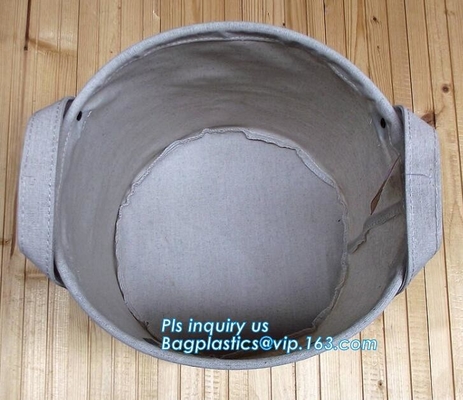 Cotton rope foldable canvas storage basket cloth laundry basket,Removable Fold Animal Canvas Clothing Toy Storage Box Ba