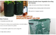 Smart Grow Bags For Potato/Plant Container/Aeration Fabric Pots With Handles Fabric Plants Pots with Handles, Indoor