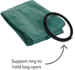 272L PP new material durable leaf collection garden waste bag,Garden Waste Bags Lawn Leaf Bag 32 gallons, bagplastics, p