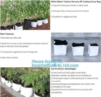 LDPE Polyethylene plastic garden planter bags for vegetable, tree and flower seedling,15 GALLON Hole Plastic LDPE Grow B