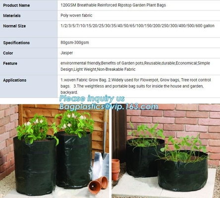 1 gal 2 gal 3gal 5gal 10gal black plastic grow planting greenhouse vegetable nursery bags,garden plant growing bag, bage