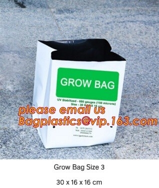 Wholesale Poly Black Square Garden Plastic Baby Flower Plant Nursery Poly Bags for Hydroponics,1gal 2gal 3gal 5gal 7gal