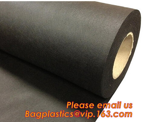 weed control mat ,ground cover,silt fence selvedge, pp woven fabric roll low price ,black color,chinese wholesale manufa