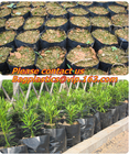 Drip Irrigation Potato Grow Planter Fabric Pots With Handles Grow Bag Planters , Panda Film, Black And White