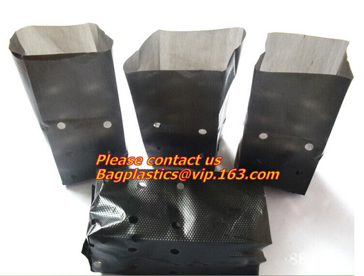 Horticulture, Grow Bags, Hydroponics, Soil, Garden, Planter, Nursery, Pots Bag, Thickened Plastic Nursery Bags for Plant