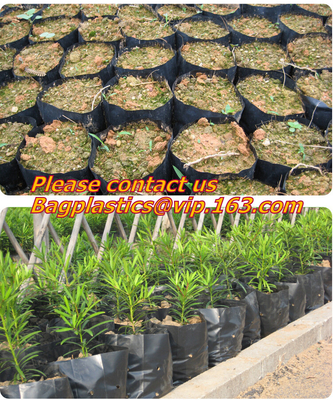 Horticulture, Grow Bags, Hydroponics, Soil, Garden, Planter, Nursery, Pots Bag, Thickened Plastic Nursery Bags for Plant