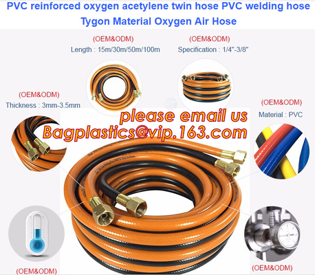 Layflat PVC Transparent Hose Clear Suction No-Kinking PVC Tubing Soft Clear PVC Tube High Pressure Spray Hose