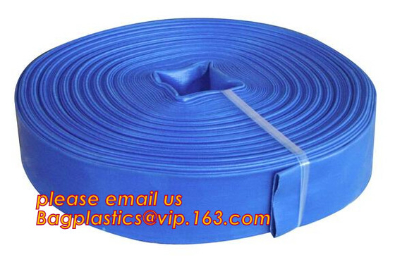 Swimming Pools, Reinforced PVC Discharge Hose, Heavy Duty Lay Flat Pool Drain Water Transferring