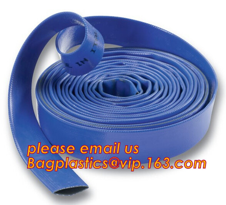 Swimming Pools, Reinforced PVC Discharge Hose, Heavy Duty Lay Flat Pool Drain Water Transferring