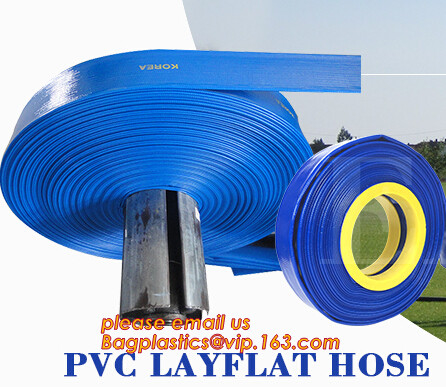 Swimming Pools, Reinforced PVC Discharge Hose, Heavy Duty Lay Flat Pool Drain Water Transferring