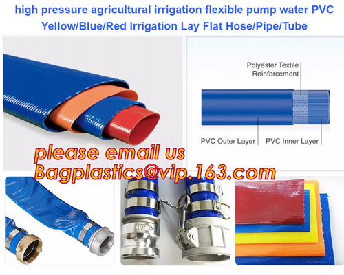 Swimming Pools, Reinforced PVC Discharge Hose, Heavy Duty Lay Flat Pool Drain Water Transferring