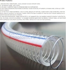 PVC Steel Wire Spiral Reinforced Water Hose, Coveying Water, Oil, Powder, PVC Flexible Tubing, PVC Flexible Tubing