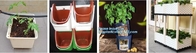 Strawberry And Herb Garden Planter - Stackable Gardening Pots Vertical Garden For Growing Strawberries, Herbs, Flowers