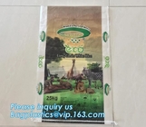 paper bags wholesale Kraft paper pp woven sack,25kg Food packaging kraft paper laminated pp woven bag for packing sea an