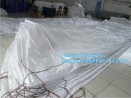 10 Mil Open Top Drawstring Roll Off Container Liners,4mil open top white drawstring dumpster container liners, bagplasti