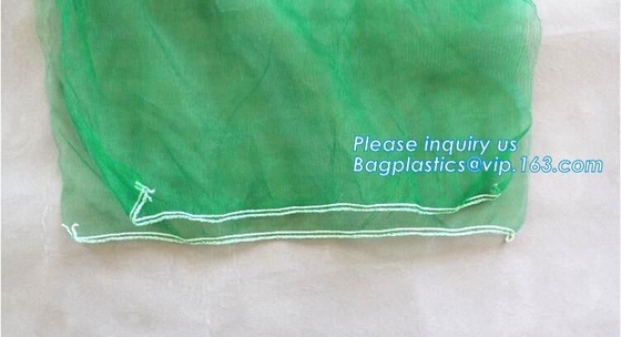Hot sale 25kg 30kg Raschel knitted mesh produce bags for onions,garlic raschel mesh bag for fruits and vegetables net ba