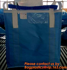 pp woven bag big size big bag,100% new polypropylene pp woven bulk bag big bags 1000kg from China,1 ton Custom PP Woven
