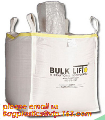 High Quality Big Bulk Screen Printing 1 Ton PP Woven jumbo Container Bag,Top open virgin polypropylene woven big jumbo b