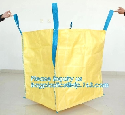 Type A polypropylene fibc big bag recycle jumbo super big bags 1500 fabric woven bulk fertilizer pe liner pp jumbo bags