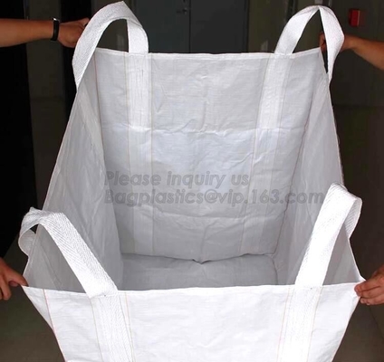 big bulk bag 1.5 ton pp woven big bulk FIBC bags grain wheat flour super sack,Food grade moisture proof pp woven big bul