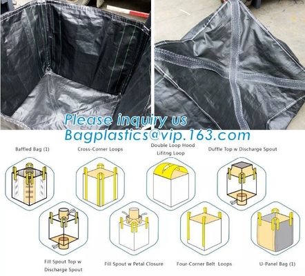 Polypropylene Woven Plastic Jumbo Bag Pp Big Bag For Sand, Building Material,Jumbo Bag / FIBC Bulk