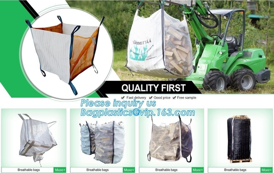 Virgin Polypropylene PP Woven Big Bulk Bag Jumbo Bag FIBC For Packing Sand 1 Ton 1.5 Ton 2 Ton Made In Package