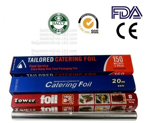 Food Service Heavy-Duty Aluminum Foil Roll, Jumbo Rolls 20microns Aluminium Lidding Foil for Pharmaceutical Blister Pack