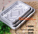 food container aluminum foil baking tray,lubricated foil containers aluminium foil tray manufacture for lunch food packi