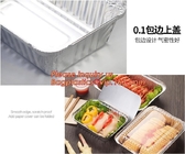 OEM Logo aluminium foil for food packing, disposable small foil tray, small aluminium foil container,Food grade aluminum