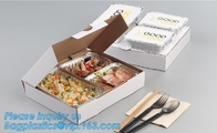 Food grade aluminium foil container/ carryout lunch box/tray with Cardboard Lid,airline foil food container bagplastics