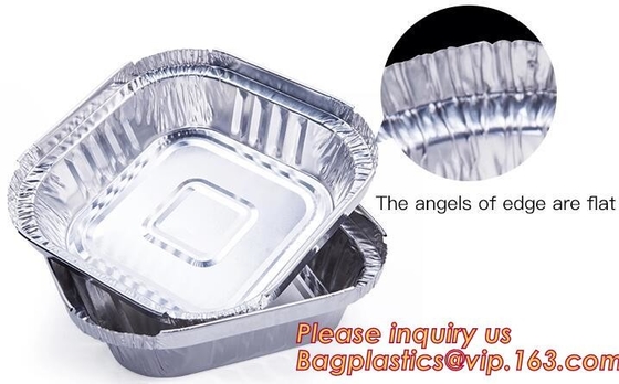 OEM Disposable kitchen use Aluminum Foil Container,Easy opening and simple Disposal Aluminium Foil Container BAGEASE PAC