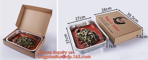 Reheating, Baking, Roasting, Meal Prep, To-Go Containers Aluminum Pan Disposable Heavy Duty Rectangular Tin Foil Pans