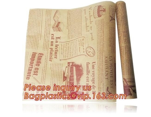 Non Stick Roasting Food Grade Wrapping Paper Silicone Coated Baking Parchment Paper, Roasting Paper For Grill cooking