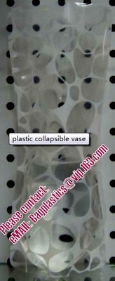 Vinyl Plastic Standup Flower Vase,PVC Plastic Flower Vase With Wonderful Design,Waterproof Foldable Plastic