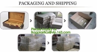 Hardcover Rigid Paper Packaging , Custom Logo Printed Foldable Cardboard Flat Pack Gift Box With UV Logo