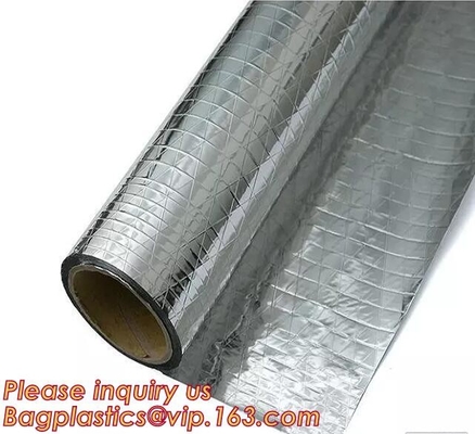 Thermal Insulation Adhesive Woven Building Sarking,Woven Cloth with Aluminum Foil Heat Resistant Insulation Materialg