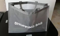With Your Own Logo Promotional Customized Large Capacity Foldable Nylon Mesh Market Shopping Bag For Carry Grocery Pac