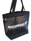 Mesh Beach Bags, Grocery Produce Tote Bag With Zipper &amp; Pockets For Gym, Picnic, Shopping Or Travel