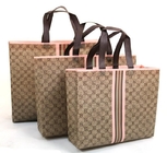 Reusable Grocery Bag Tote Bag With Handle,Non-woven Fashionable Present Bag Gift Bag,Goodies Bag Shopping Bag,Promotiona