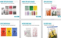 Biohazard 4 Layer Specimen Transport bag, pe glove, pe packaging, pe bags on roll, disposable PE gloves, disposable bag