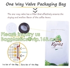 Eco Recyclable Reusable Resealable Doypack Coffee Tea Bag Red Stand up Pouch with Valve and k Chocolate, Potato