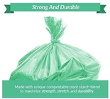 100% Biodegradable Compostable Plastic Garbage Bags, 100% Biodegradable Black Plastic Garbage Bags/Environmental Compost