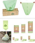 Starch Compostable Disposable Biodegradable Plastic Custom Printed Flat Garbage Bag, Compostable Bags Heavy Duty 25KG