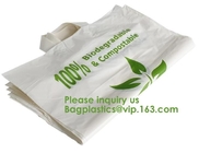 100%Biodegradable And Compostable T-Shirt Bags/Vest Carrier PE Plastic Bag, Vest Carrier Plastic T-Shirt Shopping Bag