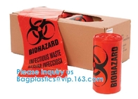Polypropylene Lab Red Biohazard Bags Medical Waste Garbage Bags Infections Linens Waste Bags Medical Waste Yellow Sealab