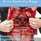 Hospital Rubbish Bag, Healthcare supplies, clinic waste disposal Hazardous Waste Yellow Plastic Bag Asbestos Garbage Bag