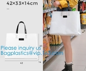 Waterproof PVC Tarpaulin Tote Bag Compact Portable Durable Tarpaulin Cloth Reflector Attached Carry-On Container