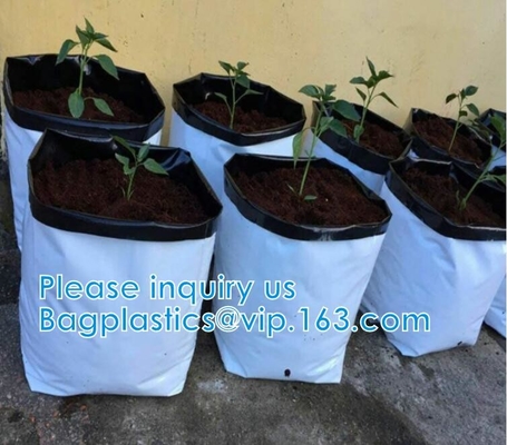 Greenhouse Horticulture Garden Bags Nursery Bags Plants Grow Bags Biodegradable Fabric Pots/Bag Plants Pouch Home Garden